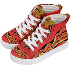 Warrior Spirit Kids  Hi-top Skate Sneakers by BrenZenCreations