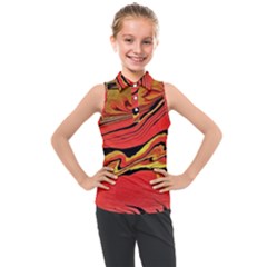 Warrior Spirit Kids  Sleeveless Polo Tee