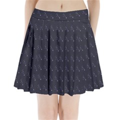 Black Stars Pleated Mini Skirt by Sparkle