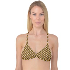 Abstract Illusion Reversible Tri Bikini Top by Sparkle