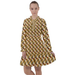 Abstract Illusion All Frills Chiffon Dress by Sparkle