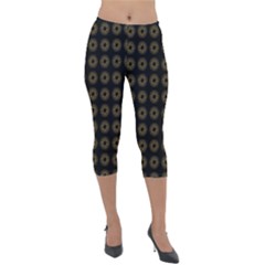 Digital Stars Lightweight Velour Capri Leggings  by Sparkle