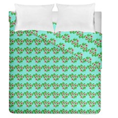 Flowers Pattern Duvet Cover Double Side (queen Size)