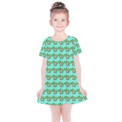 Flowers Pattern Kids  Simple Cotton Dress by Sparkle