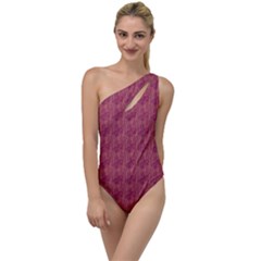 Digital Handdraw Floral To One Side Swimsuit by Sparkle