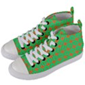 Small Big Floral Women s Mid-Top Canvas Sneakers View2