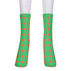 Small Big Floral Men s Crew Socks by Sparkle