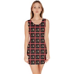 Grill Blocks Bodycon Dress by Sparkle