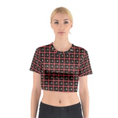 Grill Blocks Cotton Crop Top by Sparkle