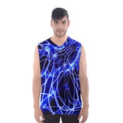 Lines Flash Light Mystical Fantasy Men s Basketball Tank Top by Dutashop