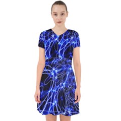 Lines Flash Light Mystical Fantasy Adorable In Chiffon Dress by Dutashop