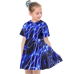 Lines Flash Light Mystical Fantasy Kids  Sailor Dress by Dutashop