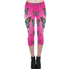 Butterfly Capri Leggings 