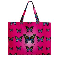 Butterfly Zipper Mini Tote Bag by Dutashop