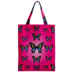 Butterfly Zipper Classic Tote Bag by Dutashop