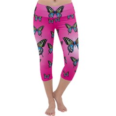 Butterfly Capri Yoga Leggings by Dutashop