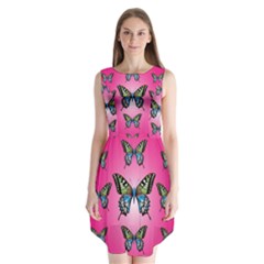 Butterfly Sleeveless Chiffon Dress   by Dutashop