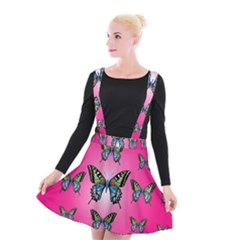 Butterfly Suspender Skater Skirt