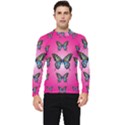 Butterfly Men s Long Sleeve Rash Guard View1