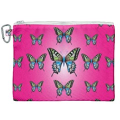 Butterfly Canvas Cosmetic Bag (xxl)