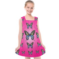 Butterfly Kids  Cross Back Dress