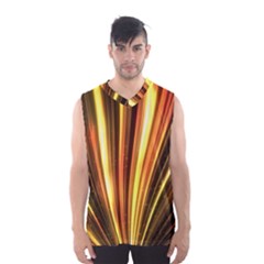 Energy Flash Futuristic Glitter Men s Basketball Tank Top by Dutashop