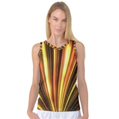 Energy Flash Futuristic Glitter Women s Basketball Tank Top by Dutashop