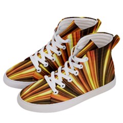 Energy Flash Futuristic Glitter Women s Hi-top Skate Sneakers by Dutashop