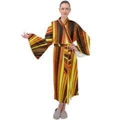 Energy Flash Futuristic Glitter Maxi Velour Kimono by Dutashop