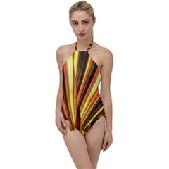 Energy Flash Futuristic Glitter Go With The Flow One Piece Swimsuit by Dutashop