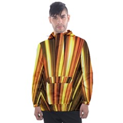 Energy Flash Futuristic Glitter Men s Front Pocket Pullover Windbreaker by Dutashop