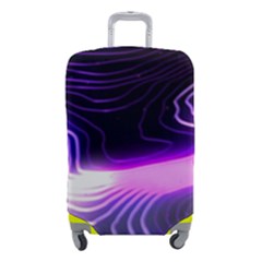 Illustration Scene Blue Luggage Cover (small)