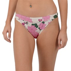 Floral Vintage Flowers Band Bikini Bottom