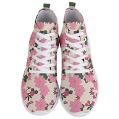 Floral Vintage Flowers Men s Lightweight High Top Sneakers