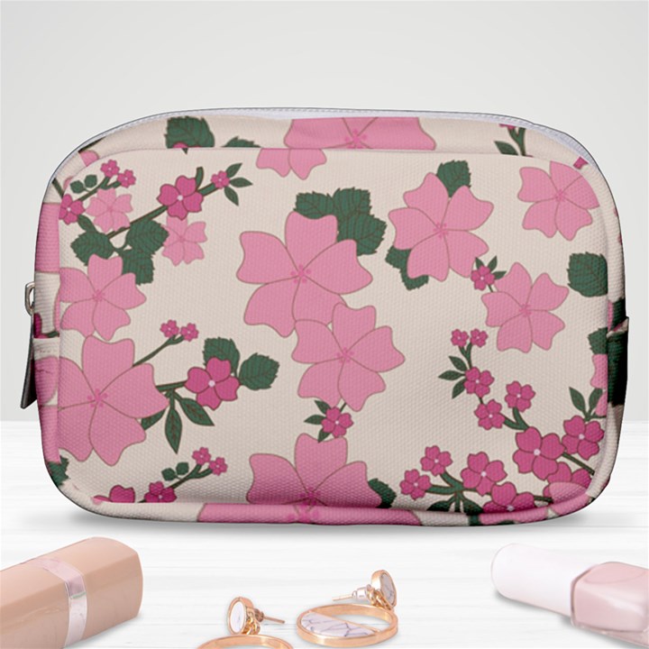 Floral Vintage Flowers Make Up Pouch (Small)