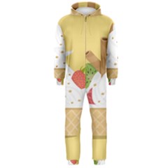 Ice Cream Dessert Summer Hooded Jumpsuit (men)  by Dutashop