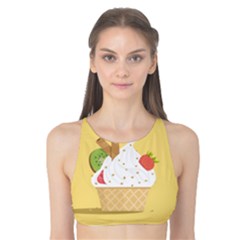 Ice Cream Dessert Summer Tank Bikini Top by Dutashop