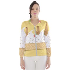 Ice Cream Dessert Summer Women s Windbreaker by Dutashop