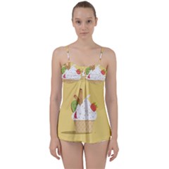 Ice Cream Dessert Summer Babydoll Tankini Set by Dutashop