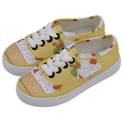 Ice Cream Dessert Summer Kids  Classic Low Top Sneakers by Dutashop