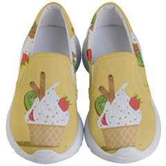 Ice Cream Dessert Summer Kids Lightweight Slip Ons by Dutashop