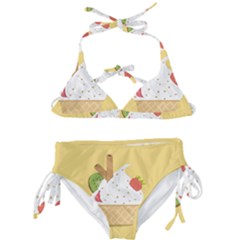 Ice Cream Dessert Summer Kids  Classic Bikini Set by Dutashop