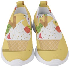 Ice Cream Dessert Summer Kids  Slip On Sneakers by Dutashop