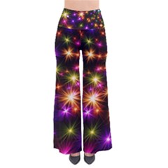 Star Colorful Christmas Abstract So Vintage Palazzo Pants by Dutashop