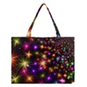 Star Colorful Christmas Abstract Medium Tote Bag View1