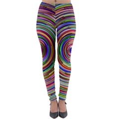 Vectors Background Lightweight Velour Leggings