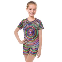 Vectors Background Kids  Mesh Tee And Shorts Set