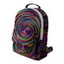 Vectors Background Flap Pocket Backpack (Large) View1