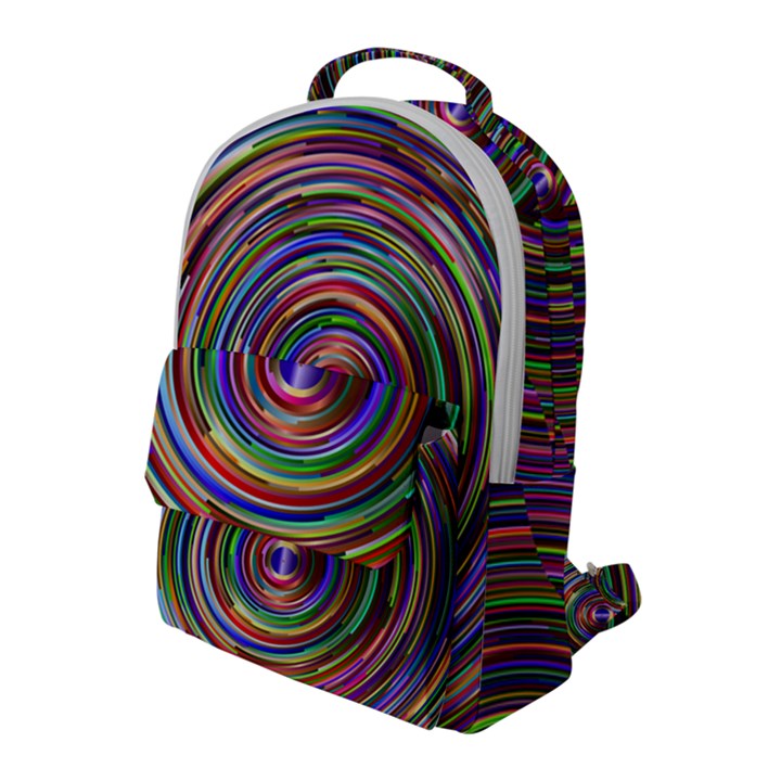 Vectors Background Flap Pocket Backpack (Large)