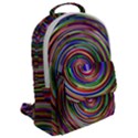 Vectors Background Flap Pocket Backpack (Large) View2